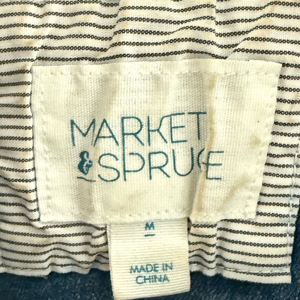 Super Flattering Market & Spruce Slight Stretch Denim Jacket - Picture 2 of 16
